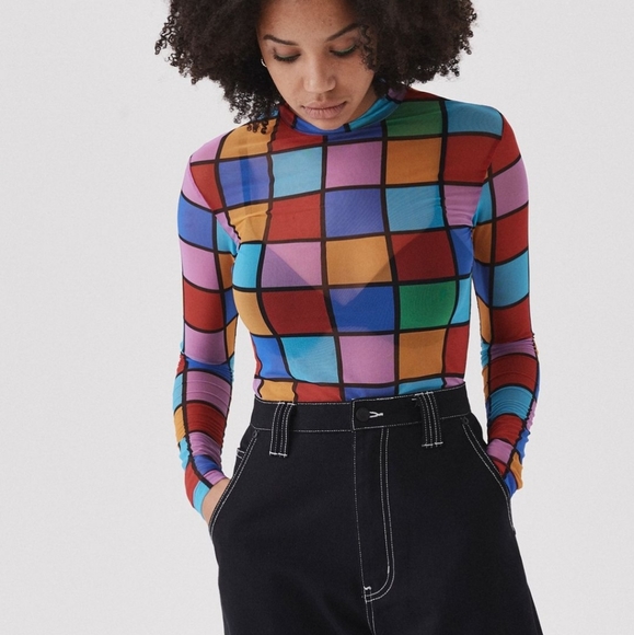 NWOT Lazy Oaf dance all night top In S - Picture 2 of 7